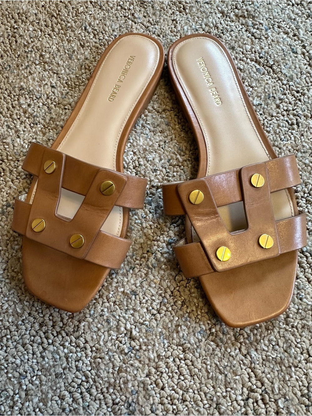 Veronica Beard Via Slide Sandals